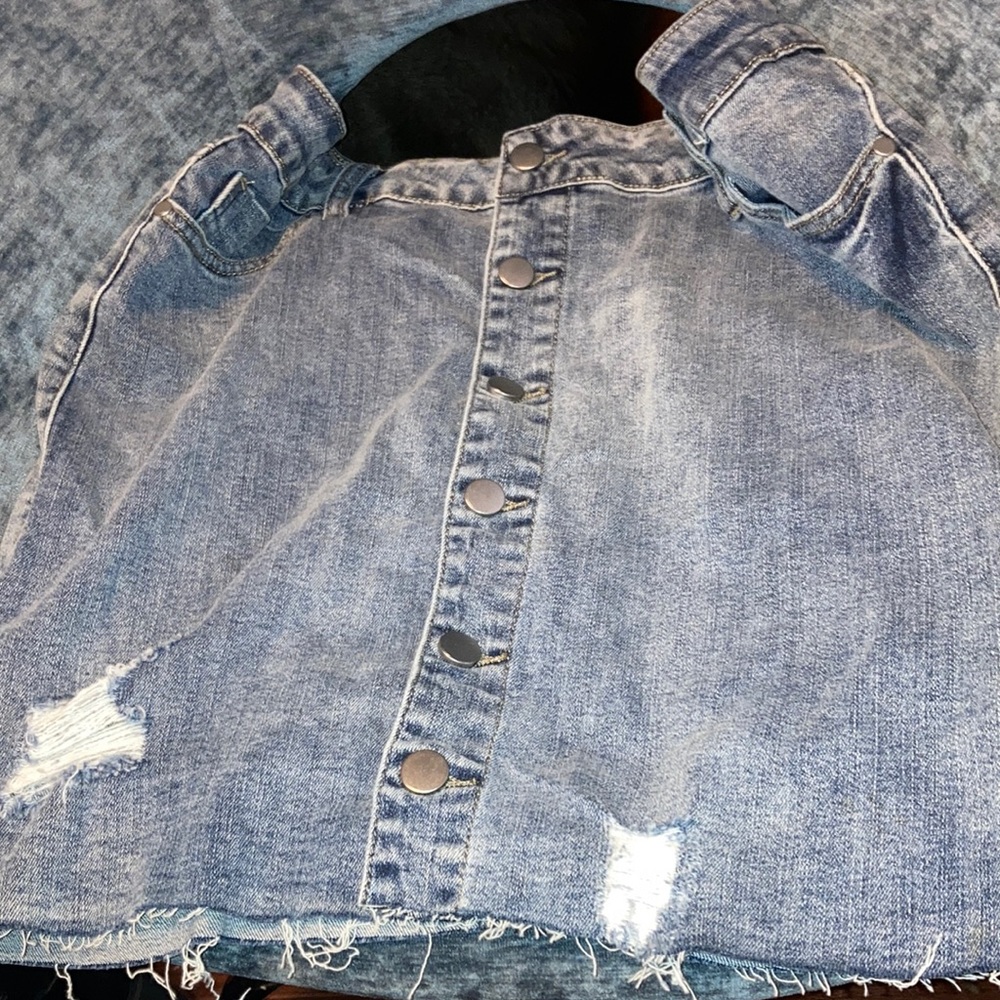 Rue 21 XL Jean miniskirt